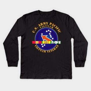 US Army Pacific w SVC wo DS Kids Long Sleeve T-Shirt